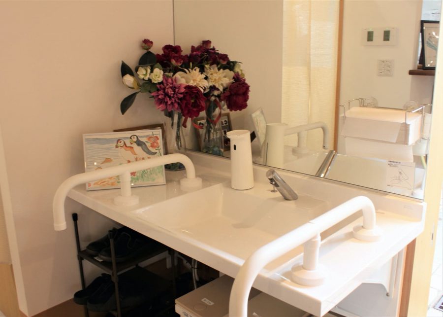 手洗い場の写真